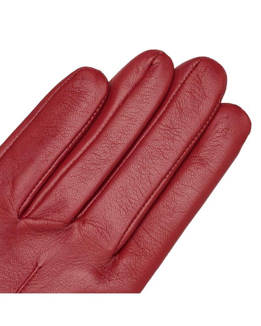 1861 Glove Manufactory Red Avellino