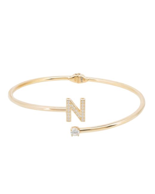 Latelita London Metallic Initial Bangle N