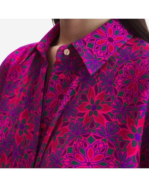 Emma Wallace Purple Shay Jumpsuit -Kaleidoscope Print