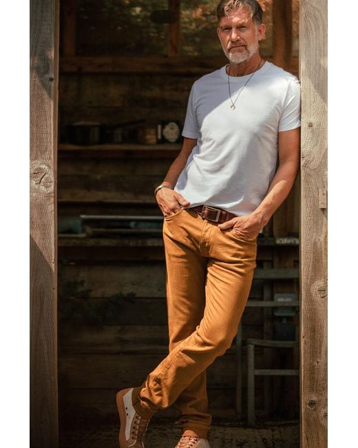 &SONS Trading Co Orange Andsons Brandon Jeans Tan for men