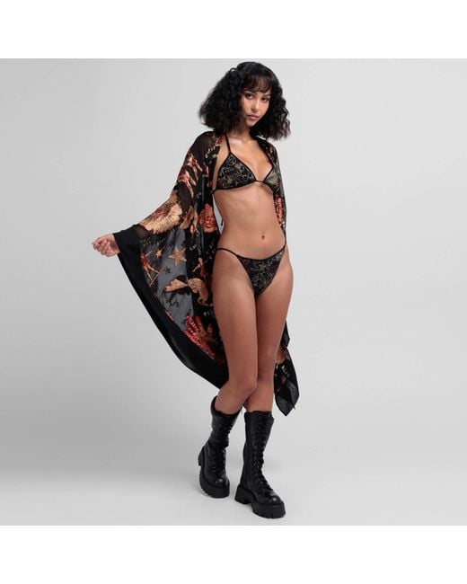 GeeGee Collection Blue Circus Bikini Bottoms