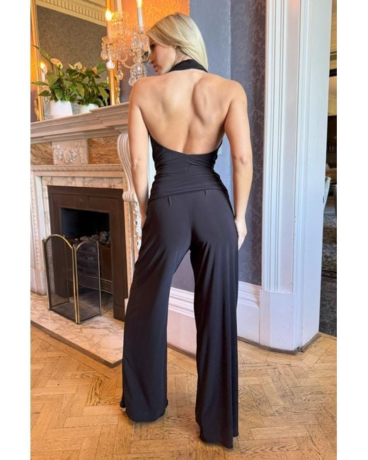 Atom Label Black Barium Jumpsuit