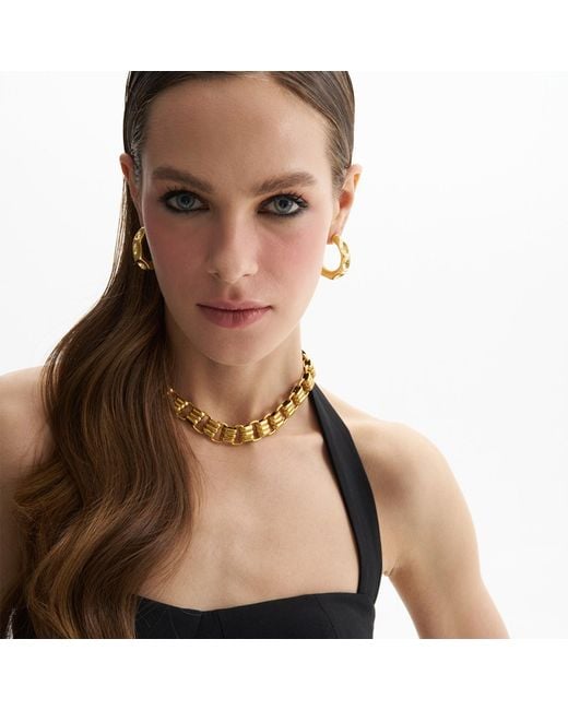 Maison De Gala Metallic Alex Necklace