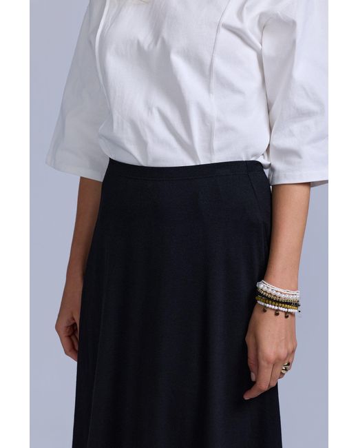 Rave on Trend Black Classic Skirt