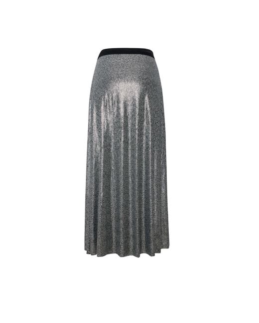 Pcfg Gray Sequin Skirt