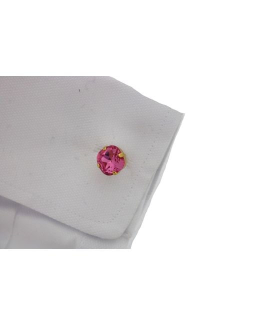 Vicki Sarge Pink The Stud Cufflink for men