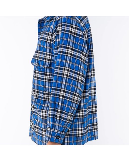 Ariko Blue Heavy Bucky Flannel for men
