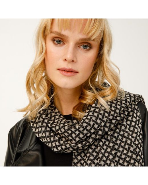 Mohair&Angora Gray Hittite Scarf