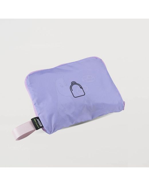 Kapture Purple Moomin And Mymble Foldable Backpack