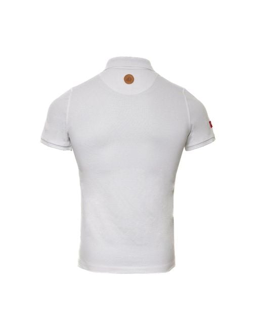 Arthur Beale White Polo Shirt for men