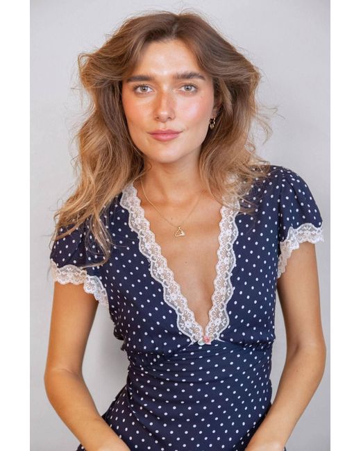 Claire Hill Designs Metallic Sparkly Cloud Charm Necklace