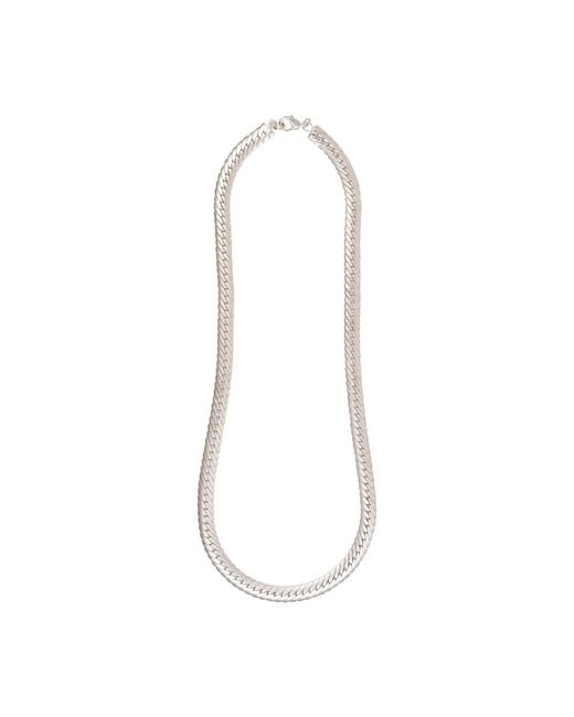 Lila Rasa Metallic Long Snake Chain 22