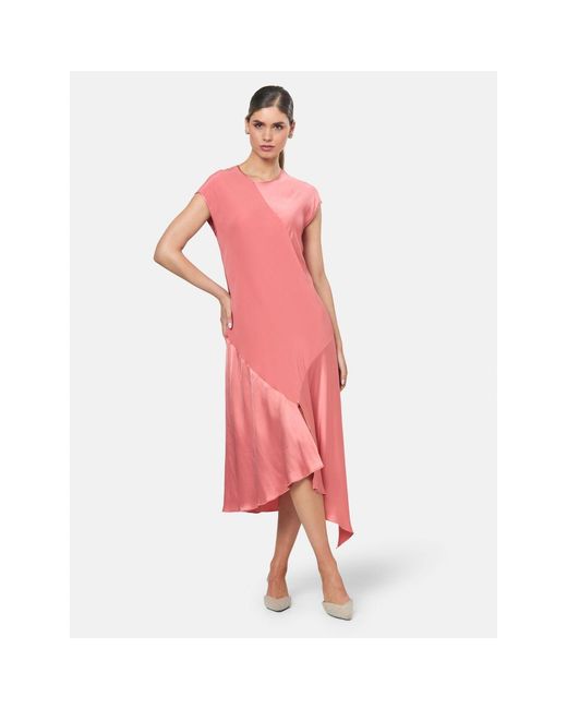 Helen Mcalinden Pink Carmin Coral Rose Dress