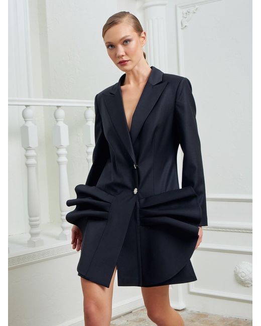 Lumina Eligma Black The Alien Blazer Dress