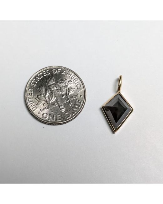 Rahul's Jewels Gray Sanctum Aether Pendant -14 Karat With Genuine Diamond
