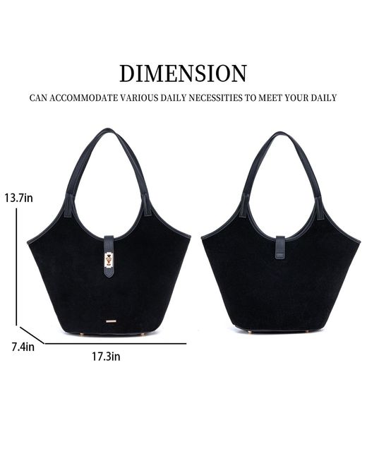 Mkf Collection - J'omor Black Joyce Shoulder Bag