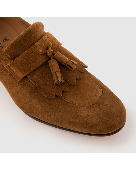 Mariano Shoes Brown Dornes Loafer Camel for men