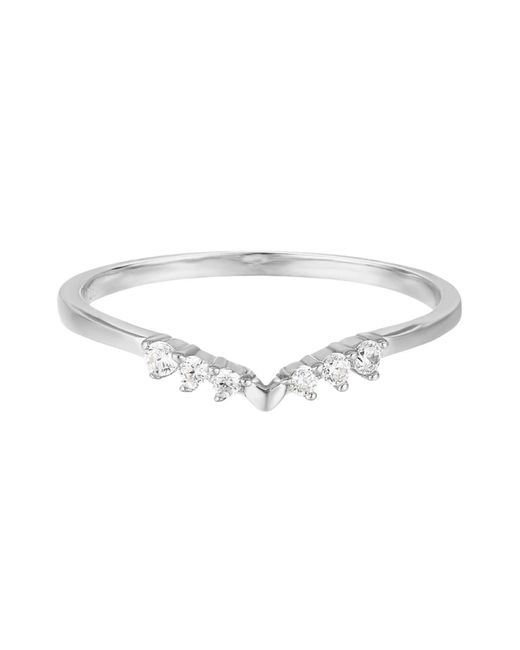Azura Jewelry New York Metallic Hearty Heart Stacking Band Vermeil