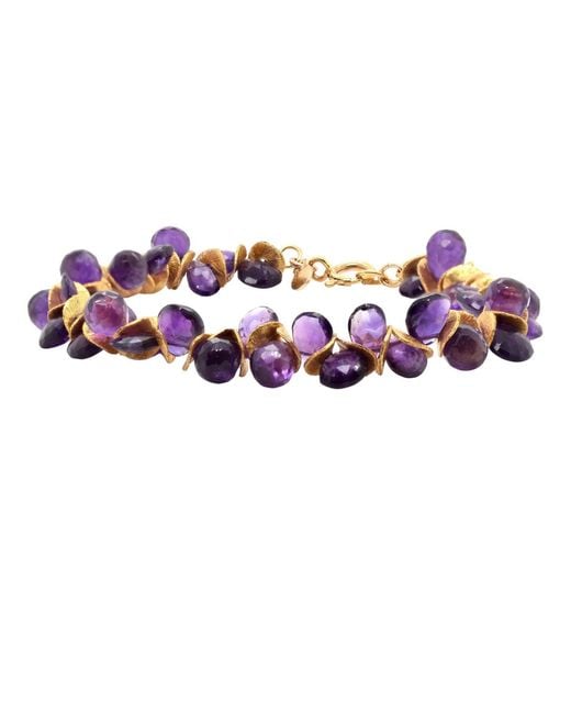 Lori Kaplan Design Purple Signature Amethyst Bracelet