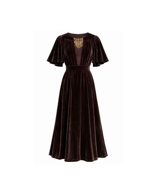 Raishma Black Adeline Chocolate Dress