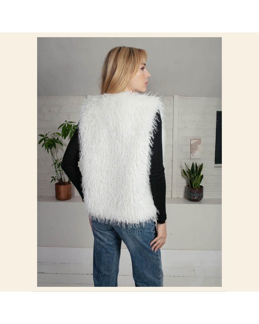 Nooki Design White Scandi Gilet