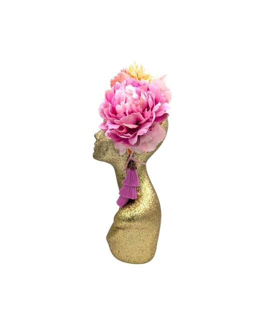Julia Clancey Pink Doris Lilac Swinglette Bloom Flower Band