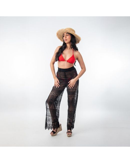 Shooni Black Joanna Flare Trouser