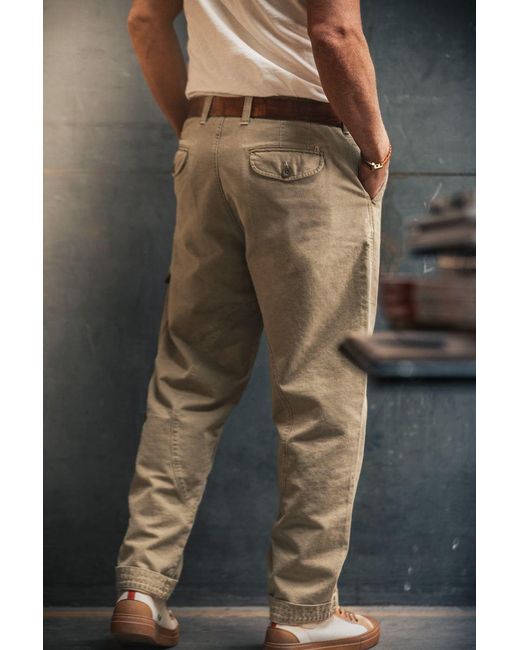 &SONS Trading Co Natural Neutrals Preston Surplus Cargo Pant Khaki for men
