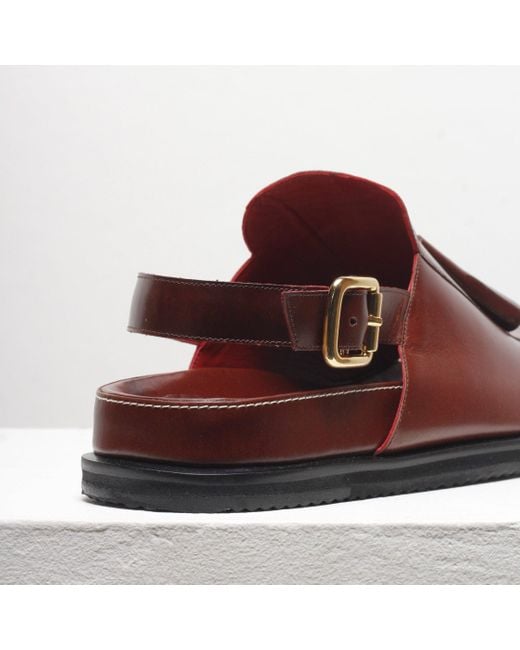 Mafalda Red Rita Tassel Sandals