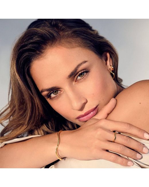 Sif Jakobs Jewellery Metallic Bangle Ellera Waves Pianura