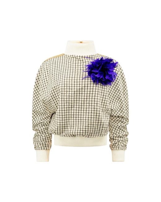 Maui X Lolita White Abby Alpaca Wool Sweater