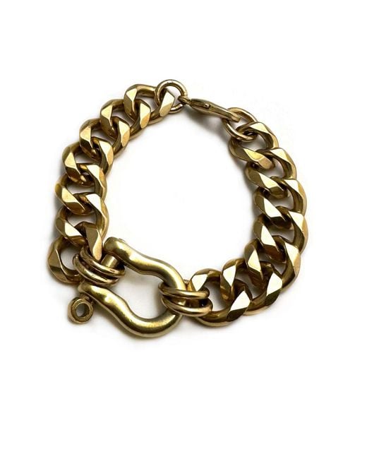 Rachel Nathan Metallic Chain: Classic Shackle Bracelet