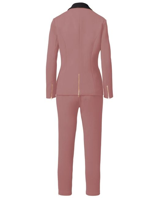 Layo G Tailored Stretch Boss Suit Set – Blush