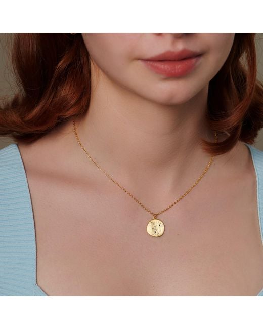 Janus Edinburgh Metallic Portobello Pebble Vermeil Necklace