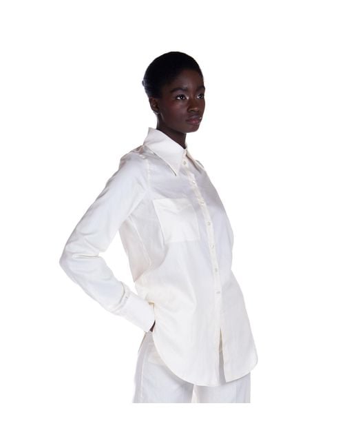 Sofia Tsereteli White Cotton Shirt
