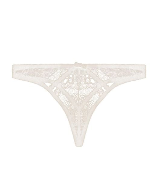 Journelle White Natalia String Thong Alabaster