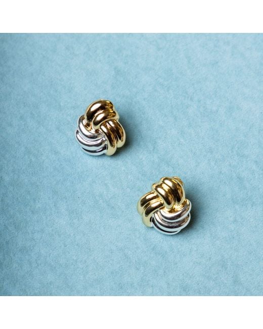 Eyeconic by Samar Ajram Metallic Carlota Vintage Style & Earrings