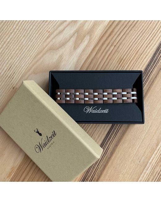 Waidzeit Metallic Element Bracelet Barrique for men