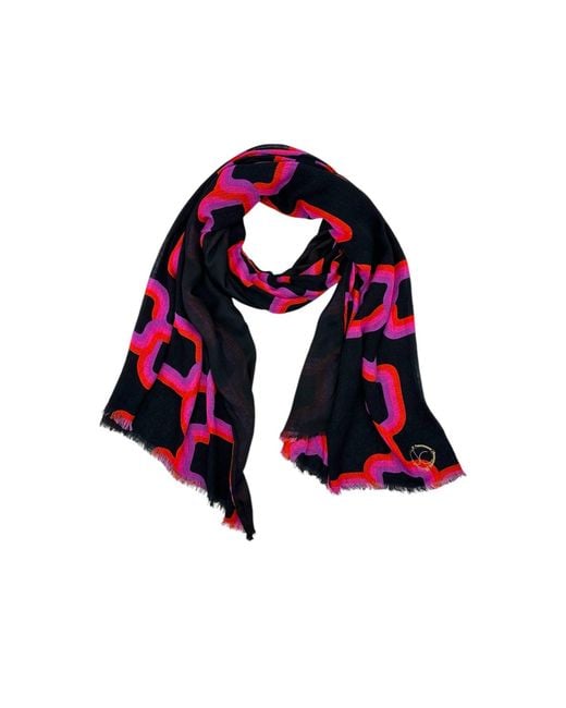 Julia Clancey Blue Link Modal Reversible Scarf