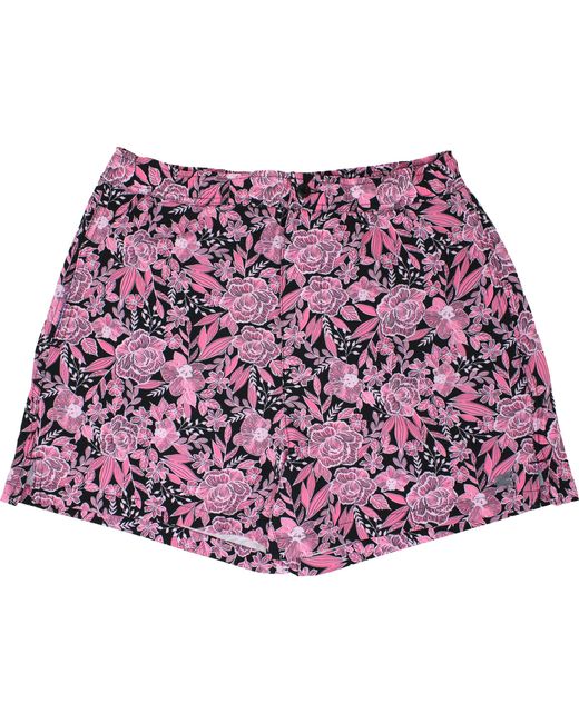 Lords of Harlech Red Quack Cutout Floral Swim Short for men