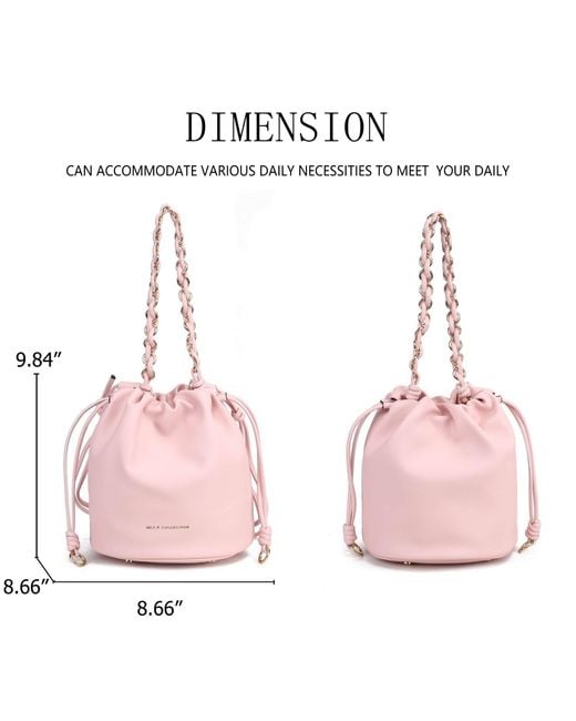 Mkf Collection - J'omor Natural Paityn Bucket Bag