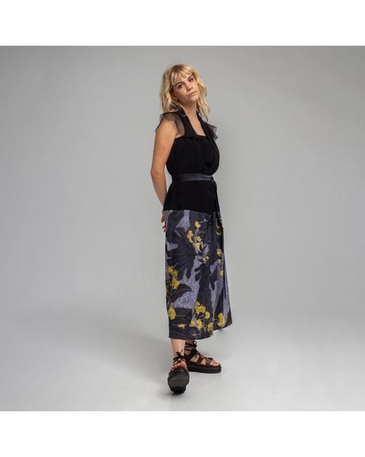 ARTISTA Black Diana Maxi Dress