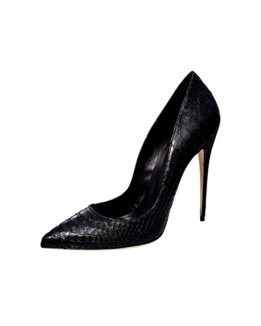 Aethra Shoes Black Alichi Pointed Toe High Heel Stiletto Pumps