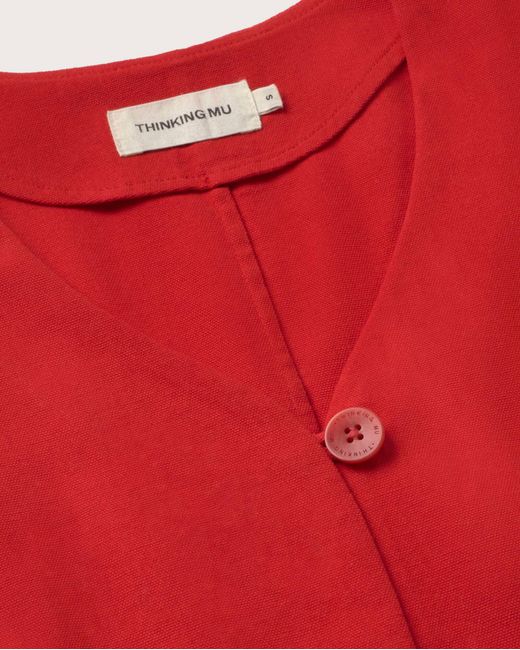 Thinking Mu Red Alisa Vest