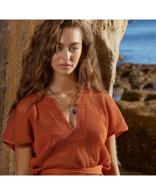ARMS OF EVE Orange Como Dress