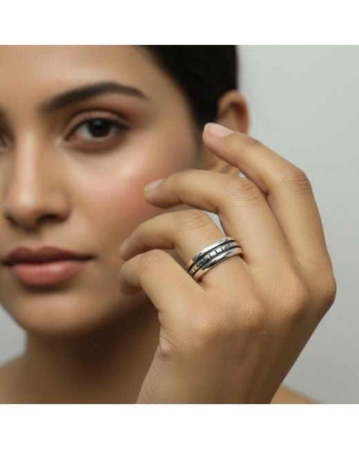 Tg-Jewellery by Tamara Gervasio White The Square Band Ring