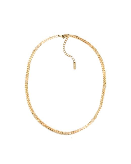 Adriana Pappas Designs Metallic Teardrop Crystal Necklace