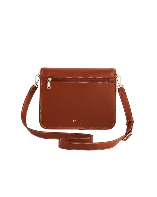 Fable England Brown Tan Classic Satchel