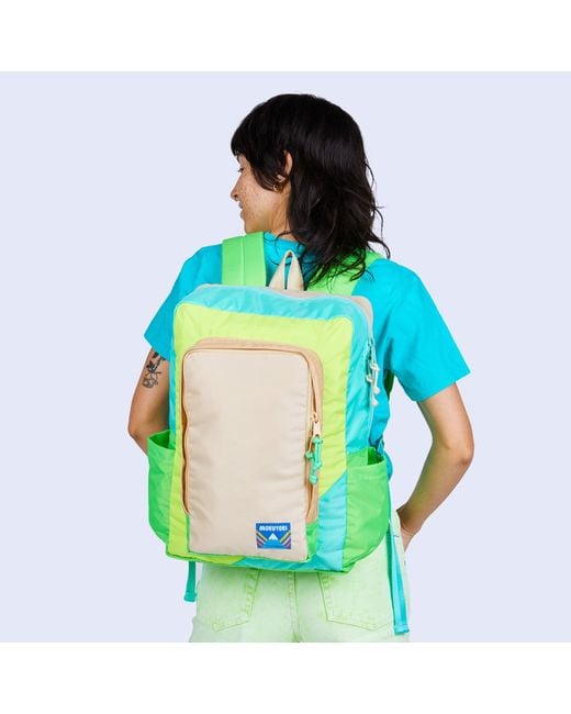 Mokuyobi Green Neon Seas Flyer Backpack