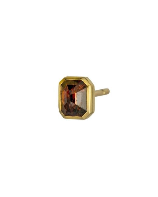 Rahul's Jewels Metallic Sanctum Verus Earring Single -14 Karat With Genuine Diamond